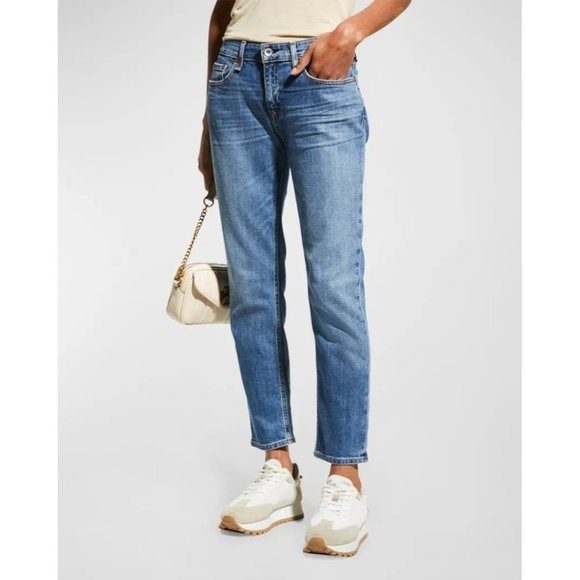 rag & bone Denim - Rag & Bone Dre Low-Rise Boyfriend Julienne wash size 23